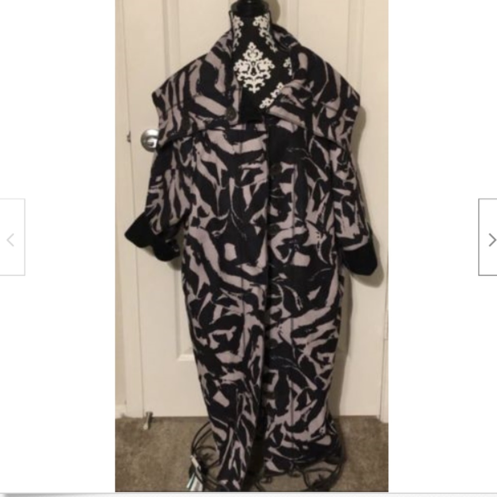 Bitte Kai Rand cow print suede Jacket/Cape